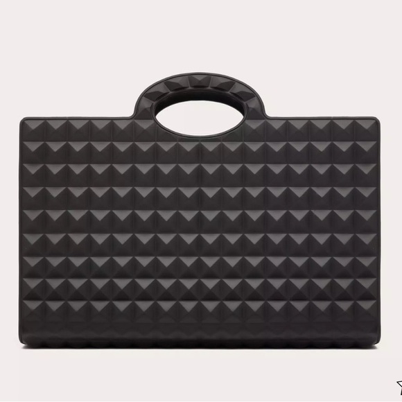 Valentino Garavani Handbags - Valentino LE TROISIEME RUBBER SHOPPING BAG NWT